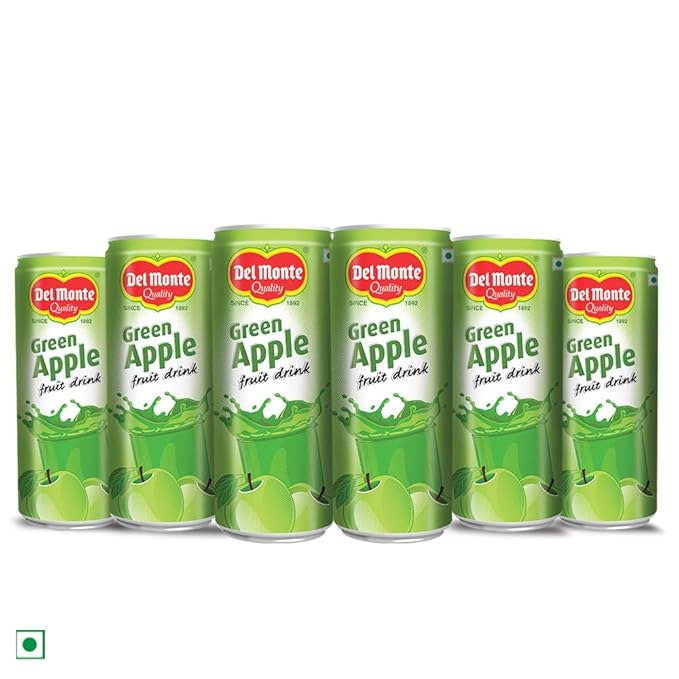 Del Monte Green Apple Fruit Drink (Pack of 6) - Crisp, Tangy & Ideal for Mocktails & Cocktails |No added preservatives - Image 3