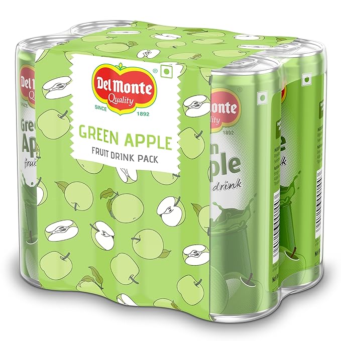 Del Monte Green Apple Fruit Drink (Pack of 6) - Crisp, Tangy & Ideal for Mocktails & Cocktails |No added preservatives - Image 4
