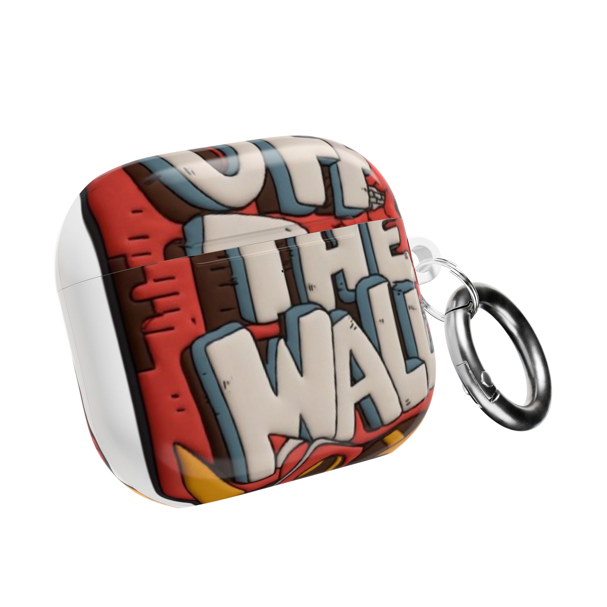 Graffiti 'Off The Wall' AirPod Case — Urban Skate Street Art Protective Cover - Image 3