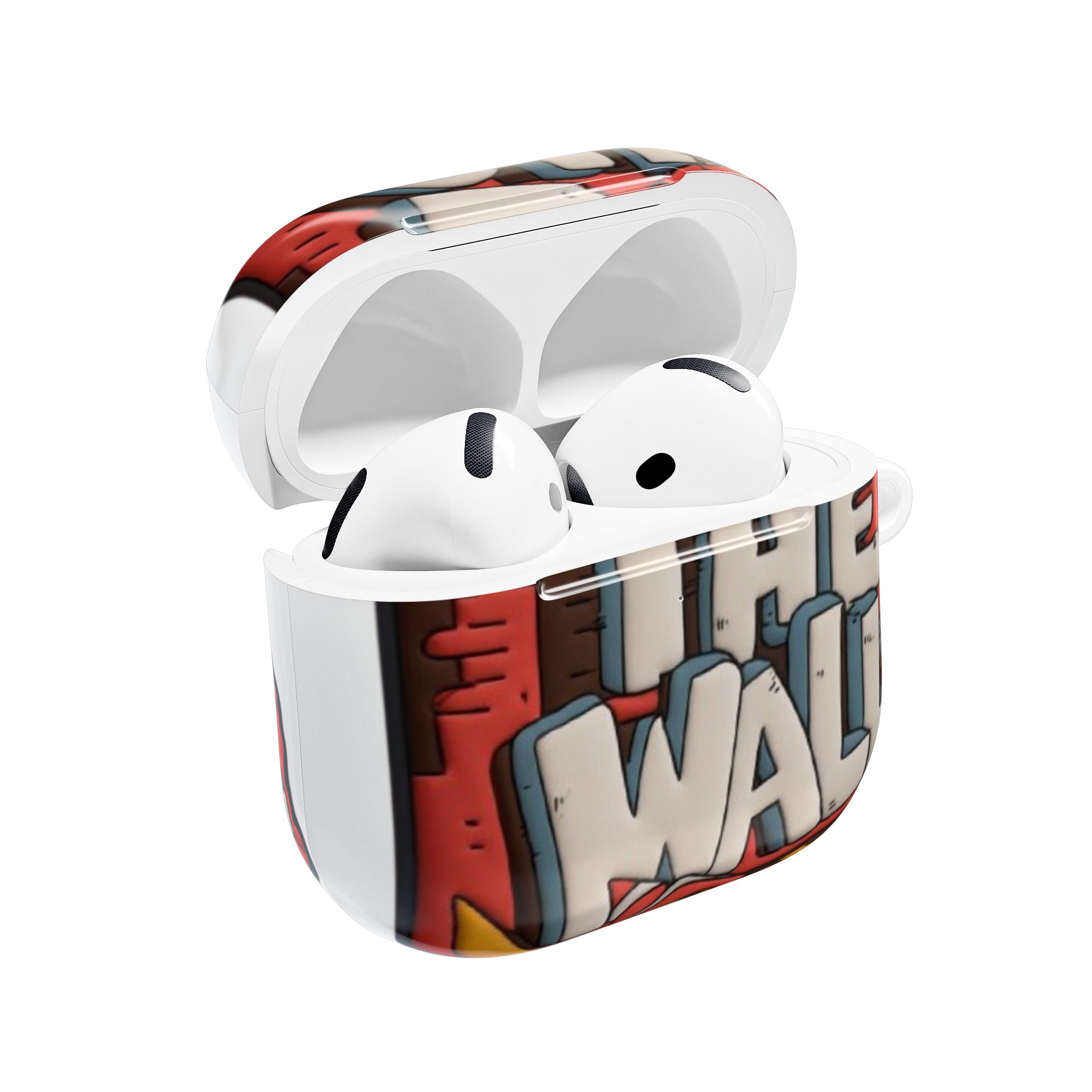 Graffiti 'Off The Wall' AirPod Case — Urban Skate Street Art Protective Cover - Image 4